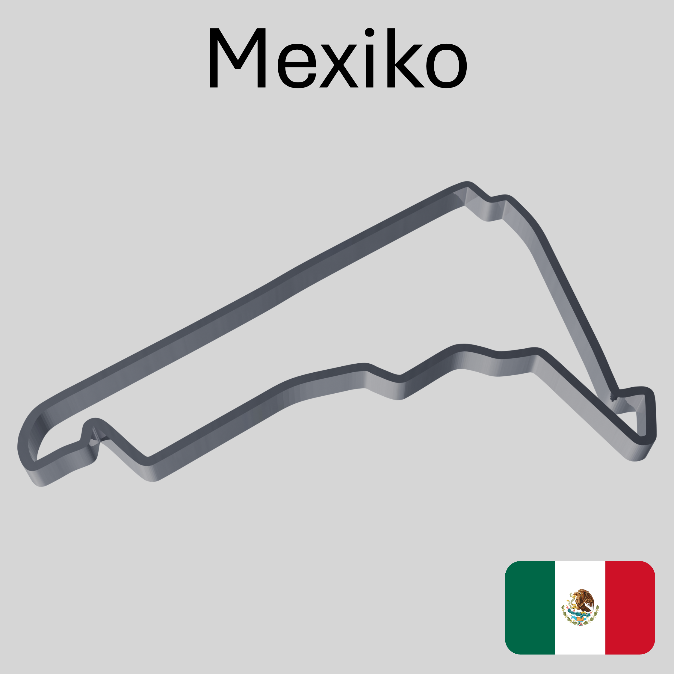 Mexiko – Streckenkarte